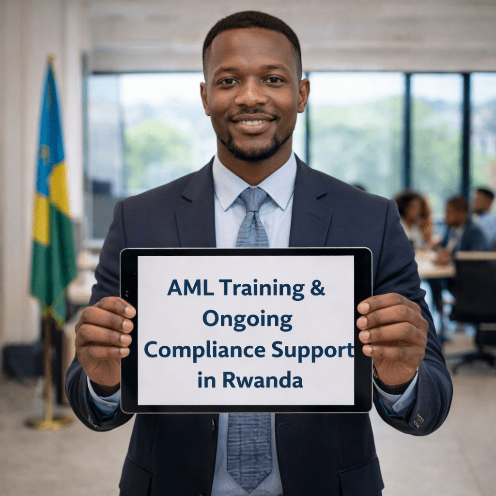 AML training compliance support Rwanda