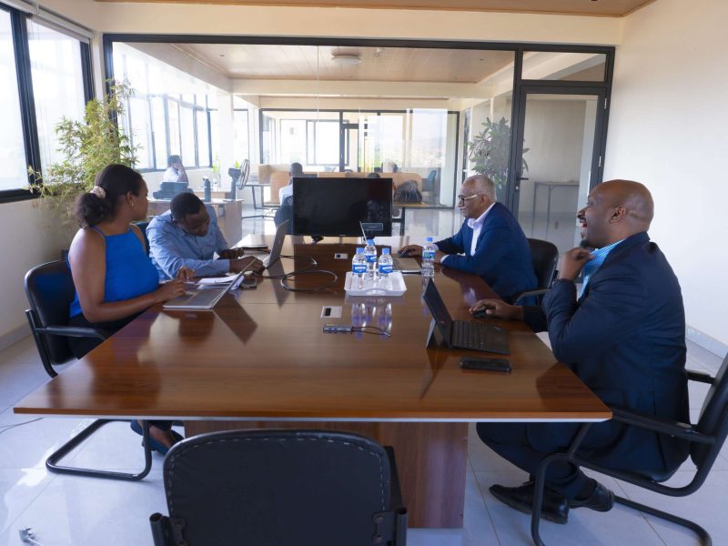 Digital interface of Sokrab’s new AML and KYC compliance system for Rwanda financial services.