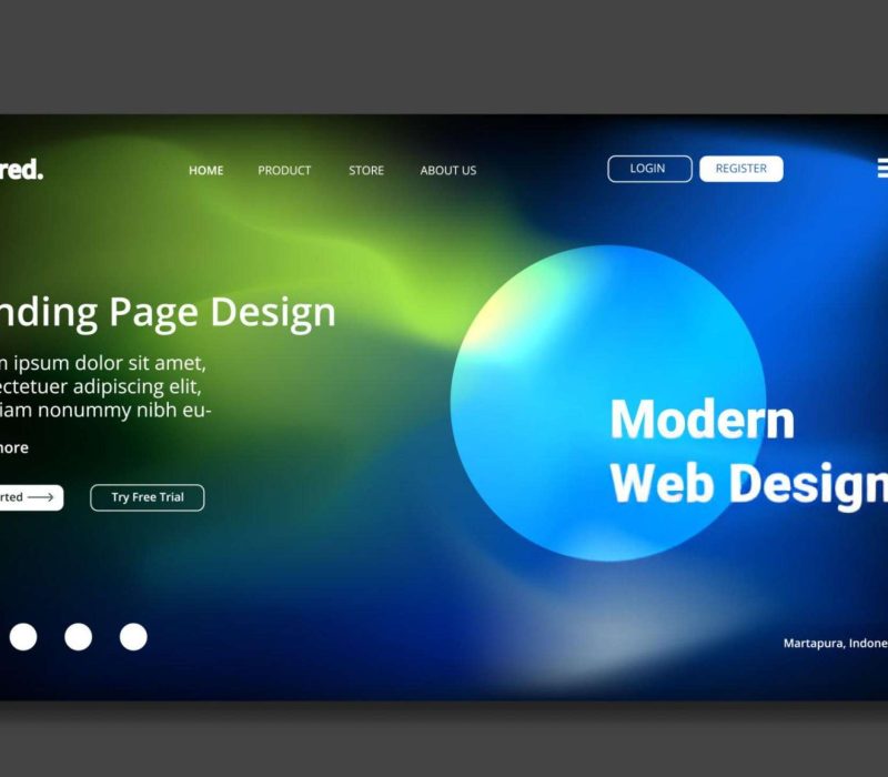 web landing Sokrab web design team creating responsive layouts for clients